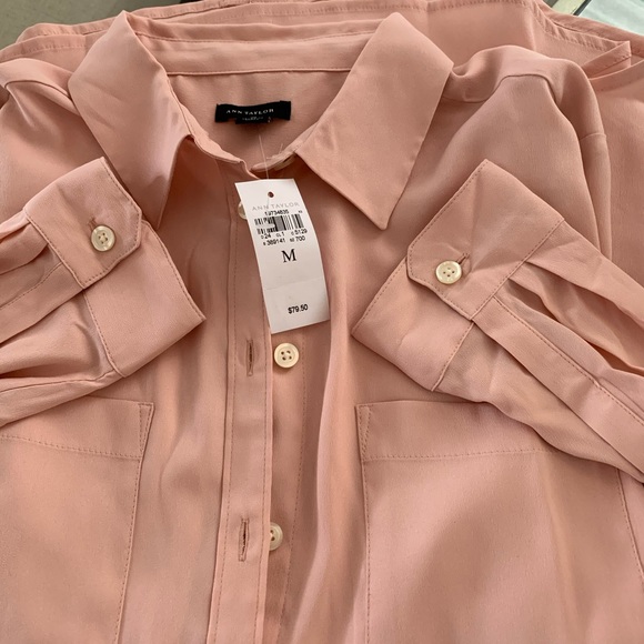 Ann Taylor Brand NWT Blush Long Sleeve Size Med - Picture 5 of 8